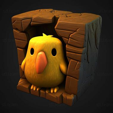 3D model Toki Tori 2 game (STL)